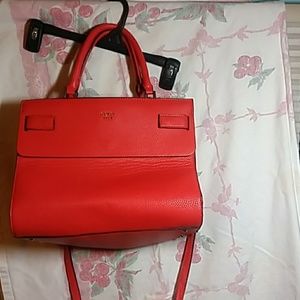 Red Guess Large Crossbody Purse