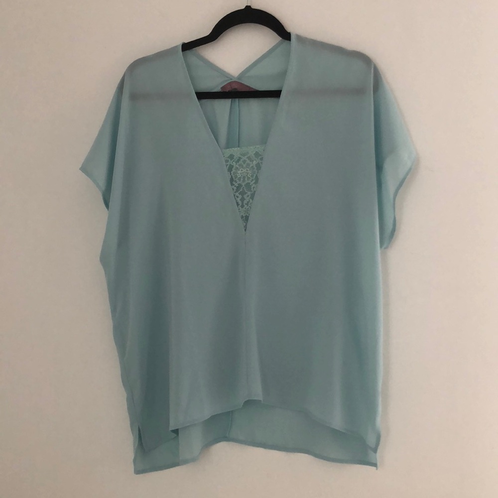 Francesca’s Blue Blouse