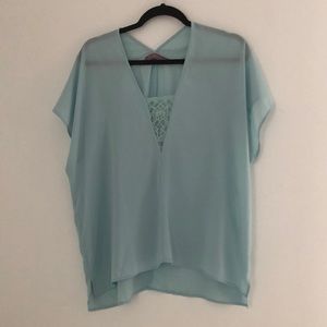 Francesca’s Blue Blouse