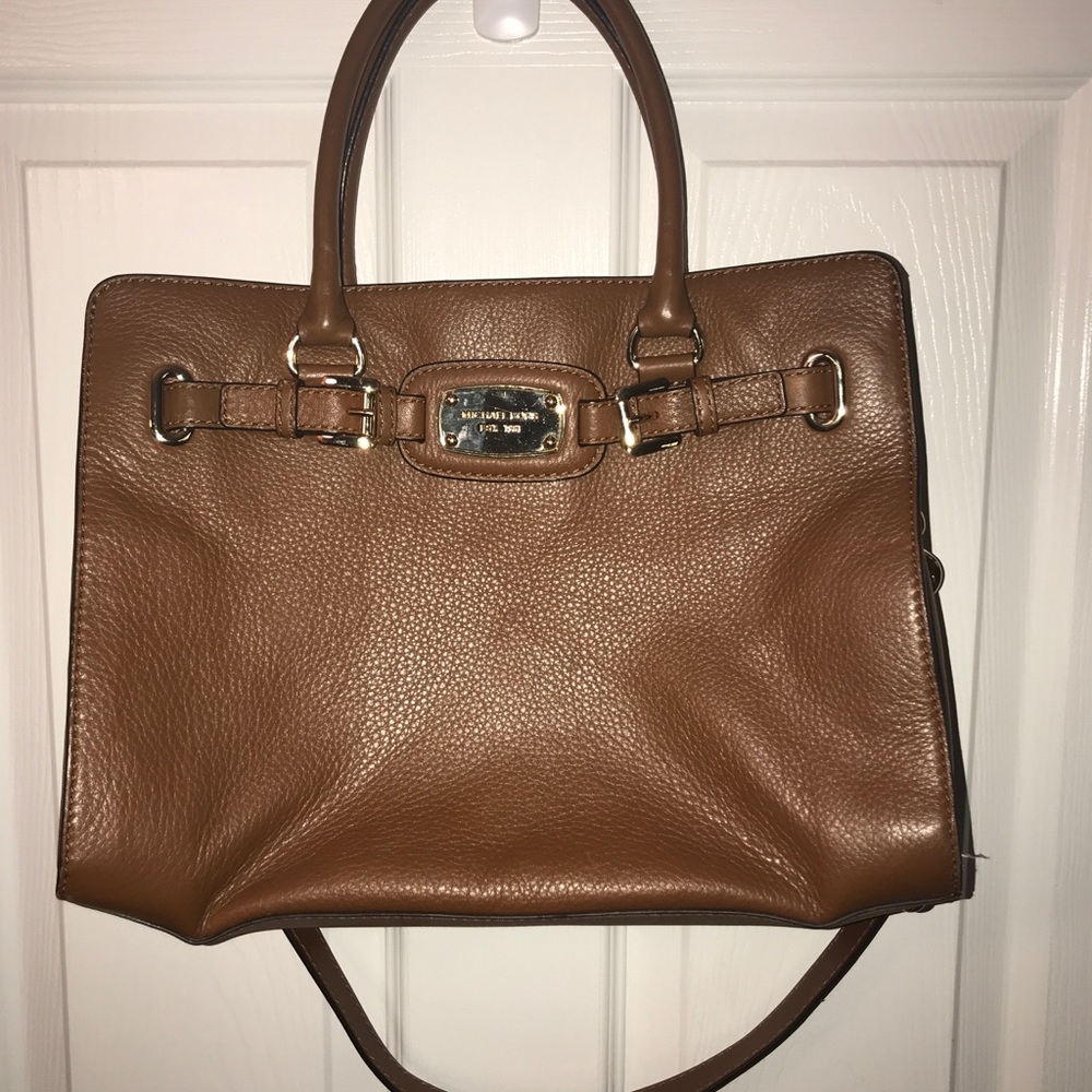 MK leather tote