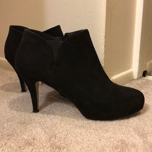 Madden Girl Black Suede Heels