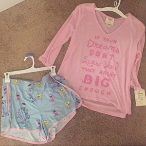 Monsters Inc. pajama set.