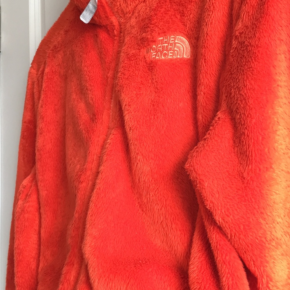 Orange North Face Osito Fleece Jacket - Picture 2 of 3