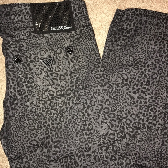 Guess gray/black skinny jeans - Picture 2 of 4