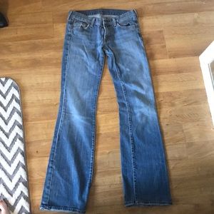 For all mankind boot cut jeans size 26/27