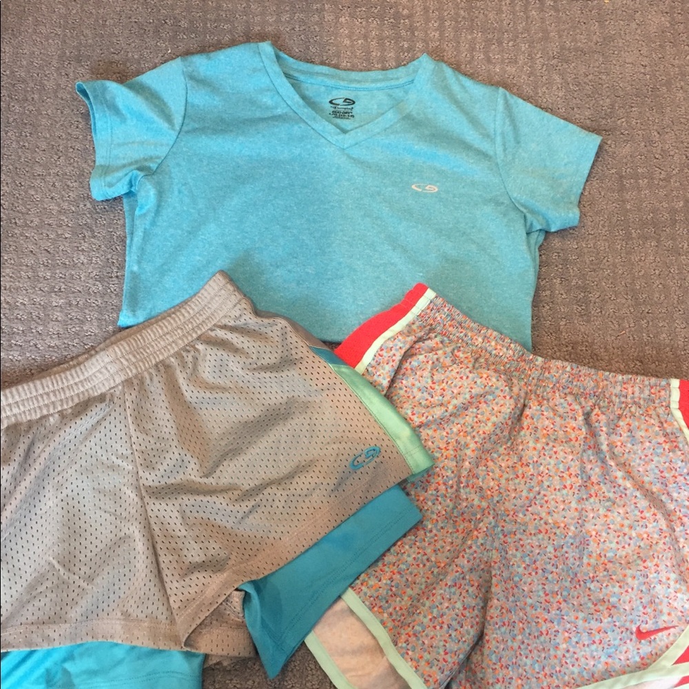 Girls shorts n shirt