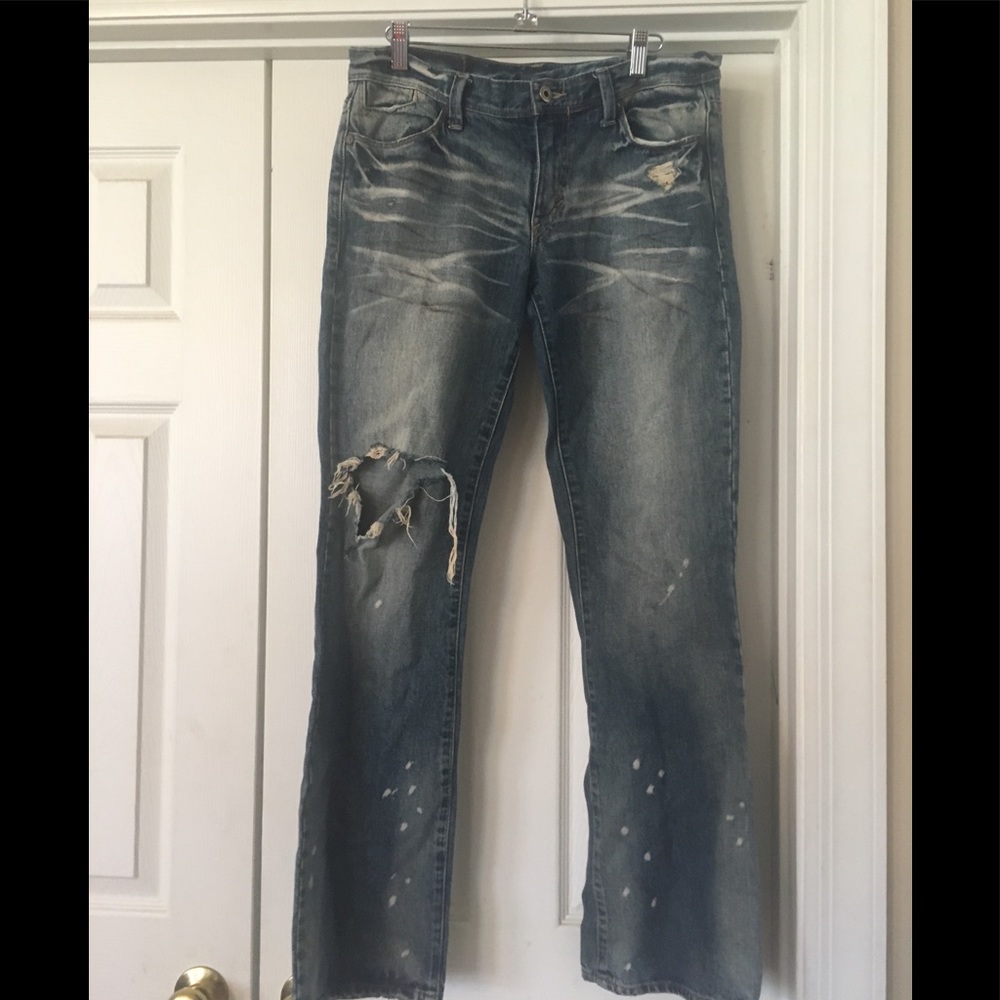 Armani Exchange Distressed Jeans