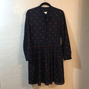 J. Crew dress with cute pattern!