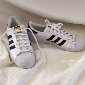 Practically new Adidas Superstars!