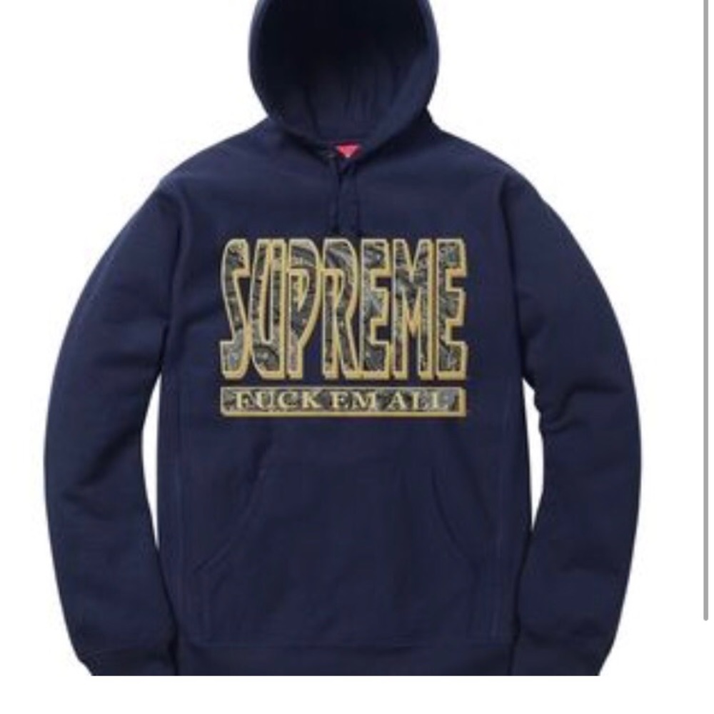 Supreme f*** em all hoodie large - Picture 5 of 5