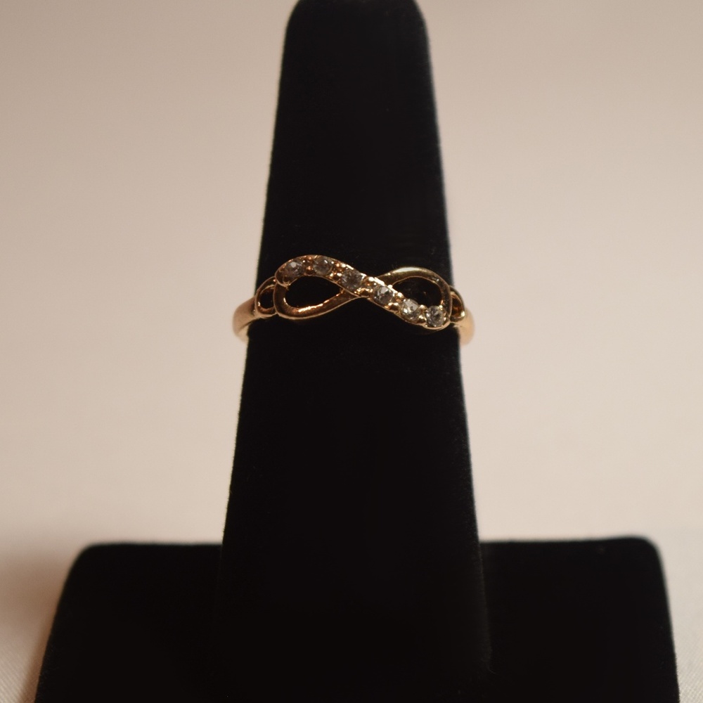 ☆CLEAR OUT☆ Women's Gold Infinity CZ Ring