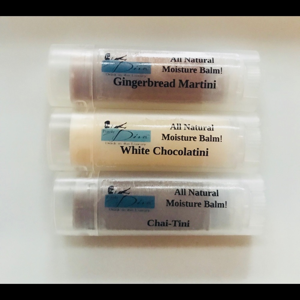 All Natural Limited Holiday collection lip balms!