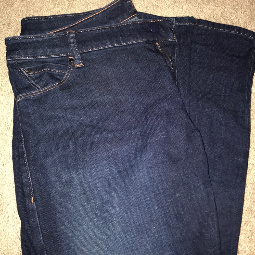 Dark skinny jeans!