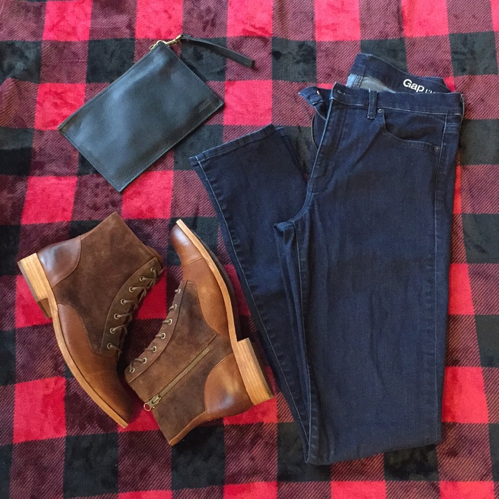 GAP Slim Straight Dark Wash Jeans