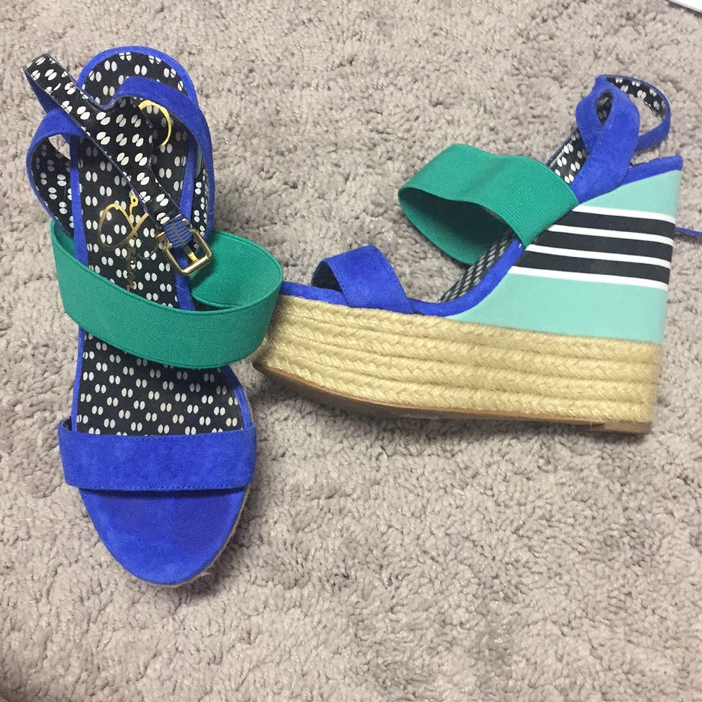 Platform wedge shoes