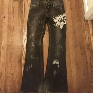 Allen B by Allen Schwartz jeans size 28 distressed