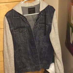 Aeropostale jean jacket and hoodie combo