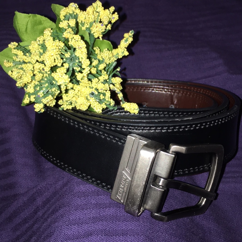 Dickies Reversible Black/Brown Leather Belt