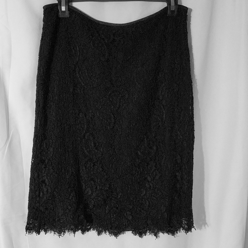 Linda Allard Ellen Tracy lace skirt size 8