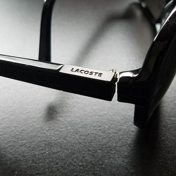 Lacoste alligator print sunglasses
