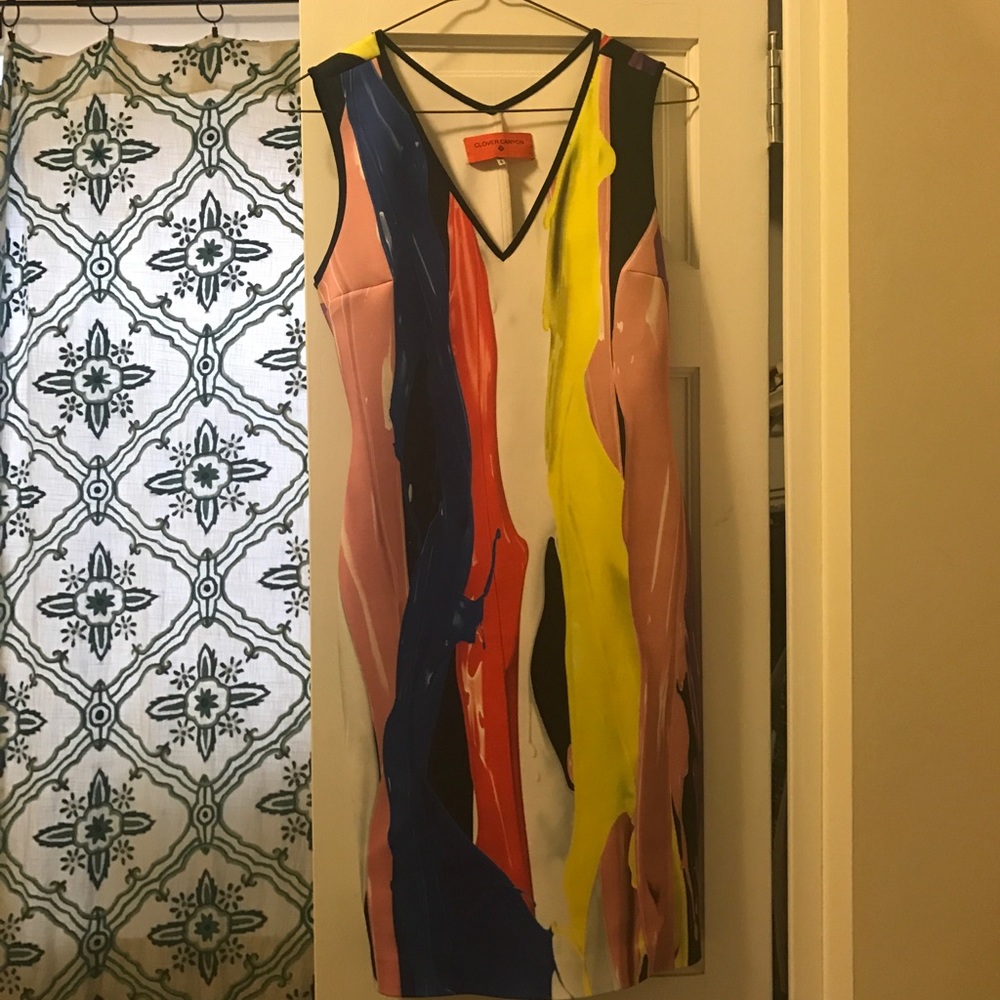 Clover Canyon multicolored bodycon dress