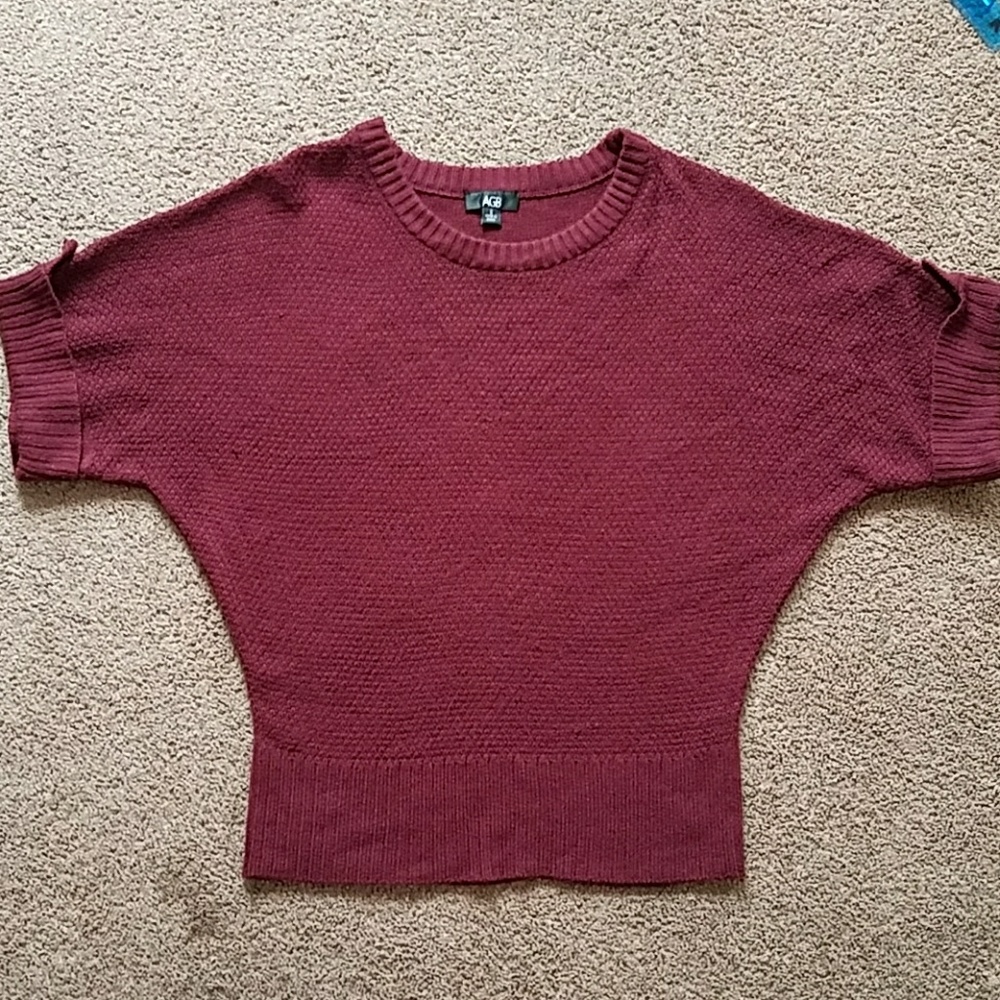 Beautiful Wine Colored Sweater