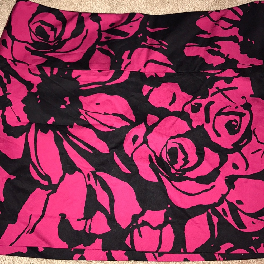 Floral print skirt