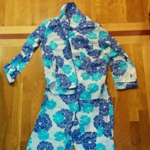 Victoria's Secret two-piece floral pajamas