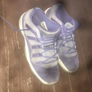 Air Jordan low tops navy blue 11s, used but good.