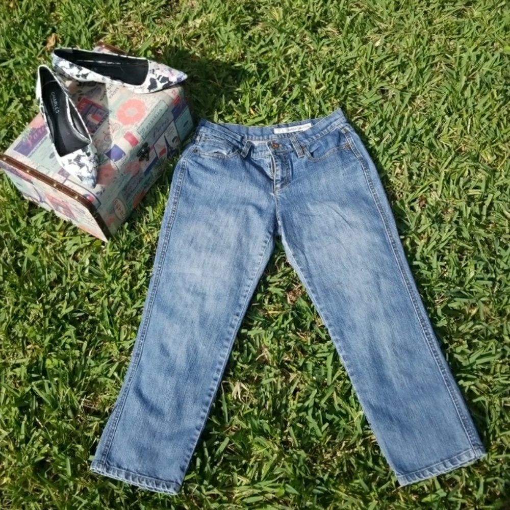 DKNY cropped jeans