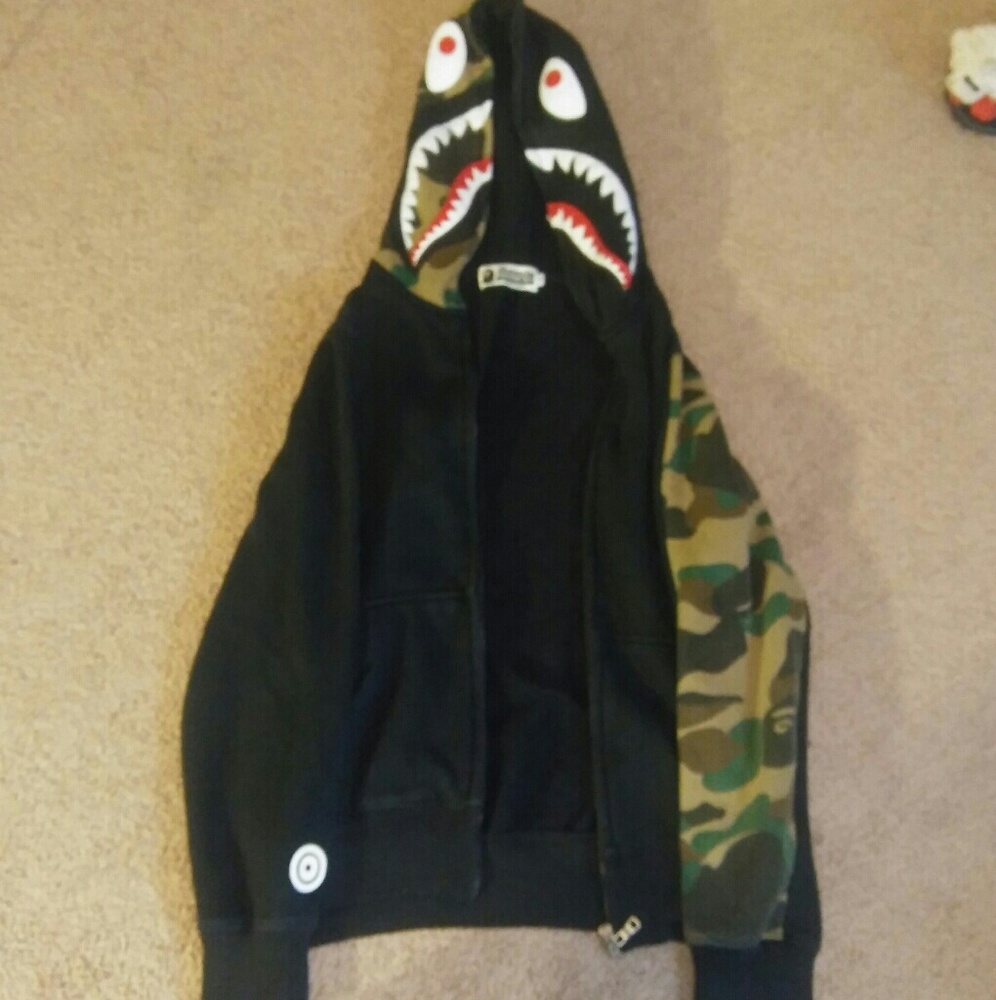 Bape shark hoodie