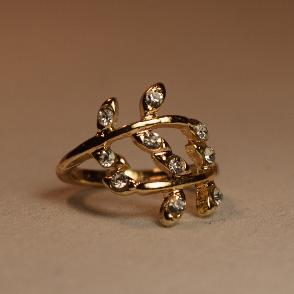Gold Mid-finger Knuckle Ring Set - Picture 2 of 4