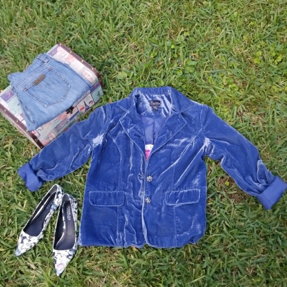 🔥FINAL PRICE 🔥🔥 Sale🔥 Blue Velvet Blazer