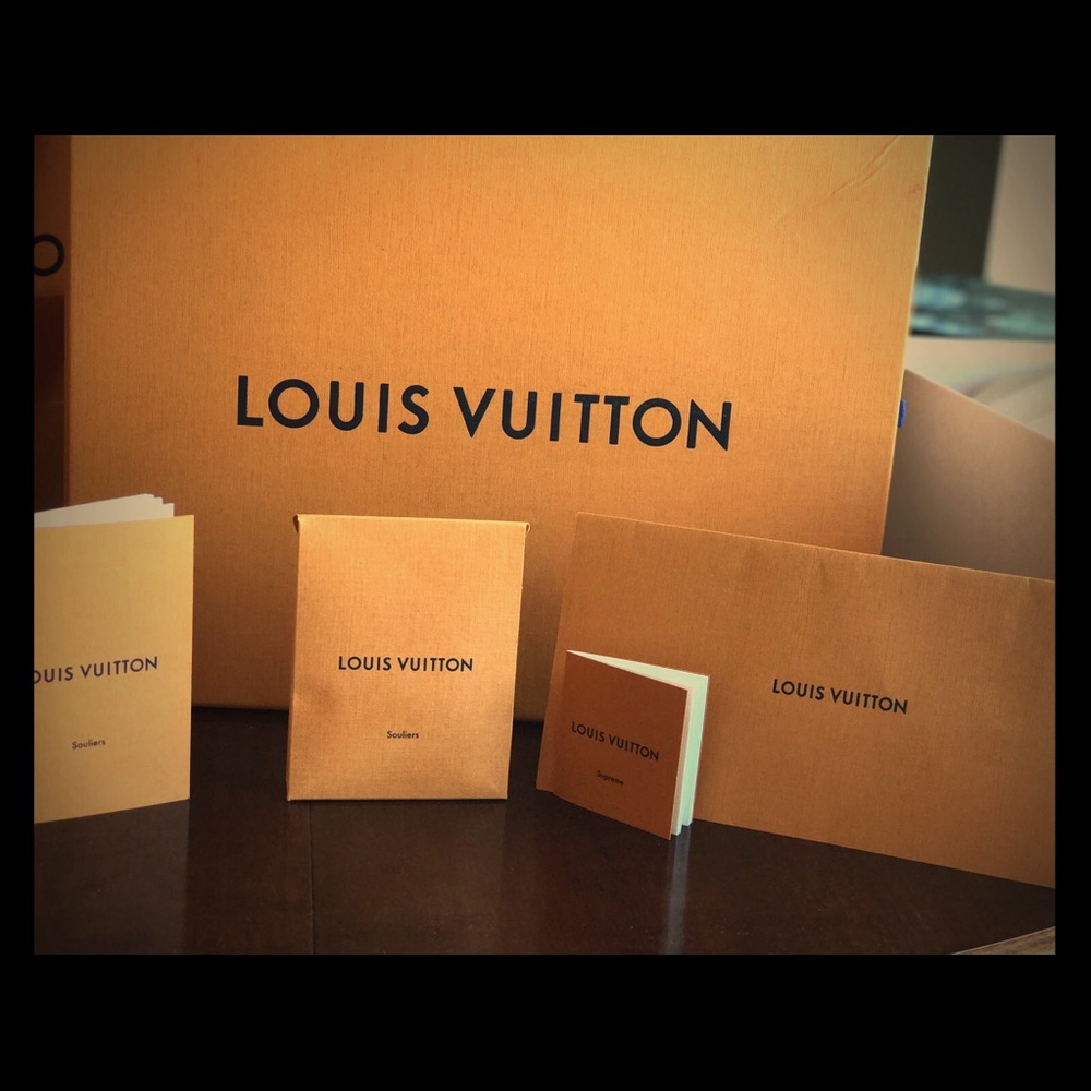 Louis Vuitton x supreme shoes