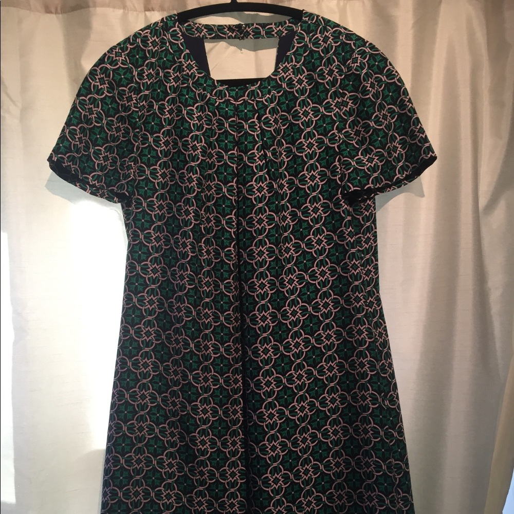 Silk print J. Crew Dress