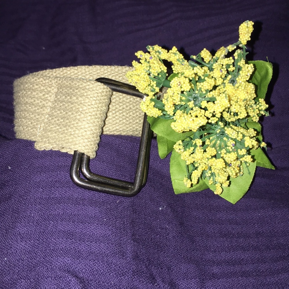 Tan Canvas Belt
