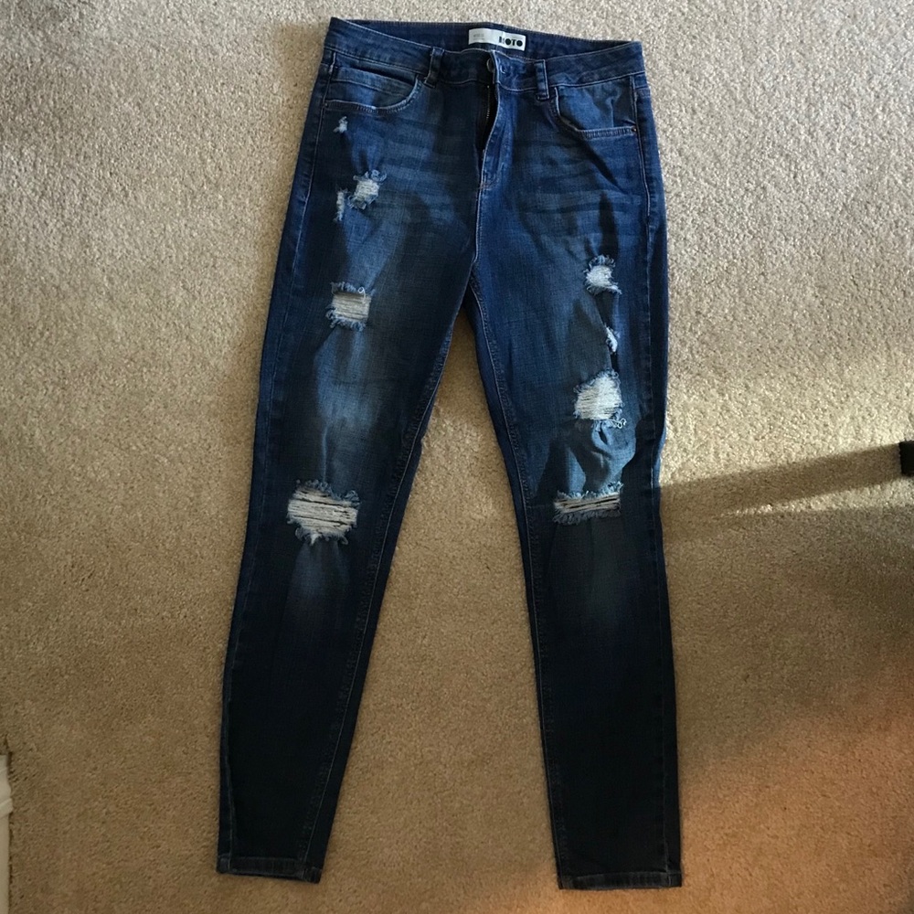 Mid Rise Topshop Jeans