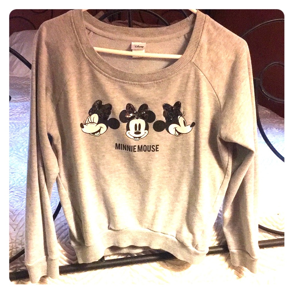 Disney Minnie off shoulder/slouchy sweatshirt ✨