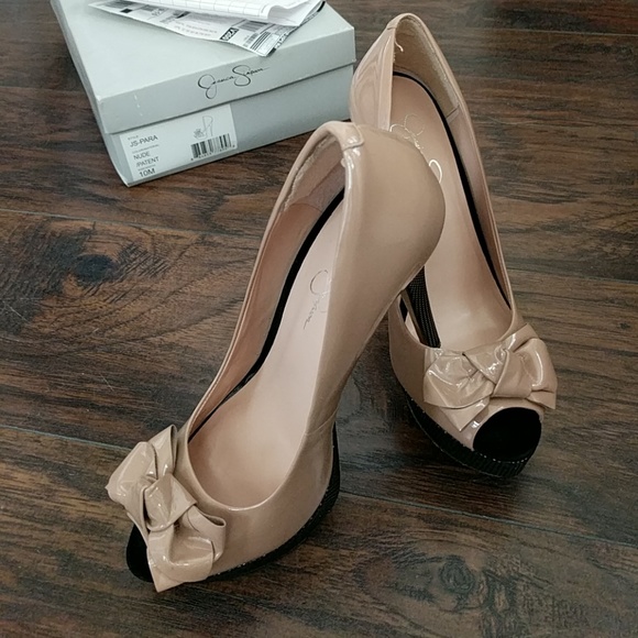 jessica simpson peep toe