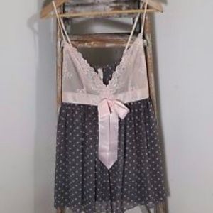 Sweet Pink Polka Dot Nightie