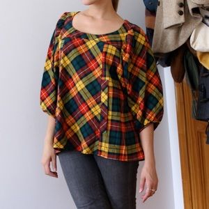 [Built by Wendy] Plaid Flannel Top