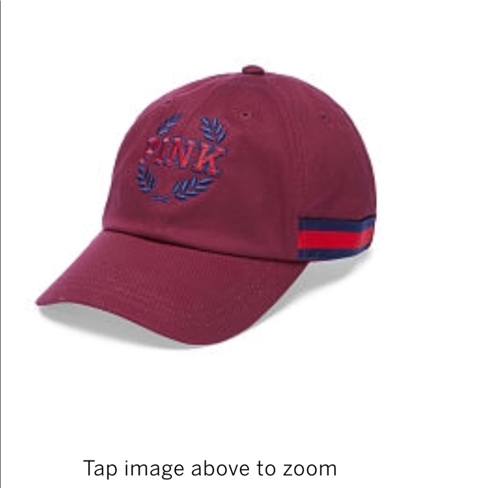 VS PINK BASEBALL CAP HAT RARE MAROON ENSIGN
