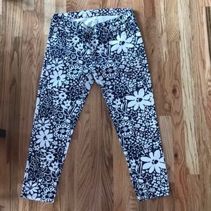 Kate Spade Floral Broome Street Denim Pants