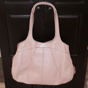 Authentic Coach pink leather purse