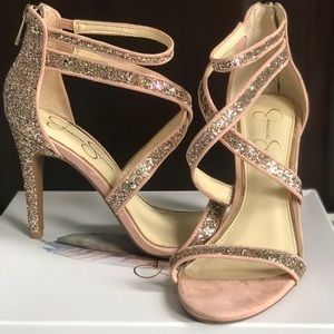 Jessica Simpson Champagne heels