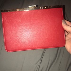 Red Forever 21 Clutch Purse