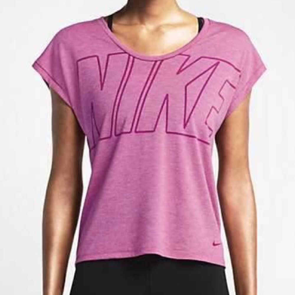 Nike Club Boxy Burnout Logo Tee