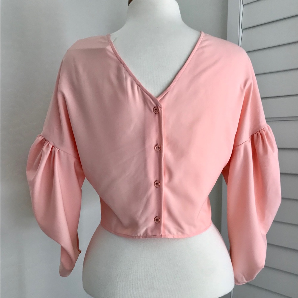 Bleuh Ciel cropped blouse