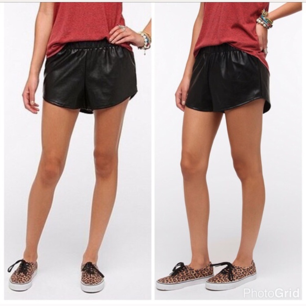 Faux Leather shorts