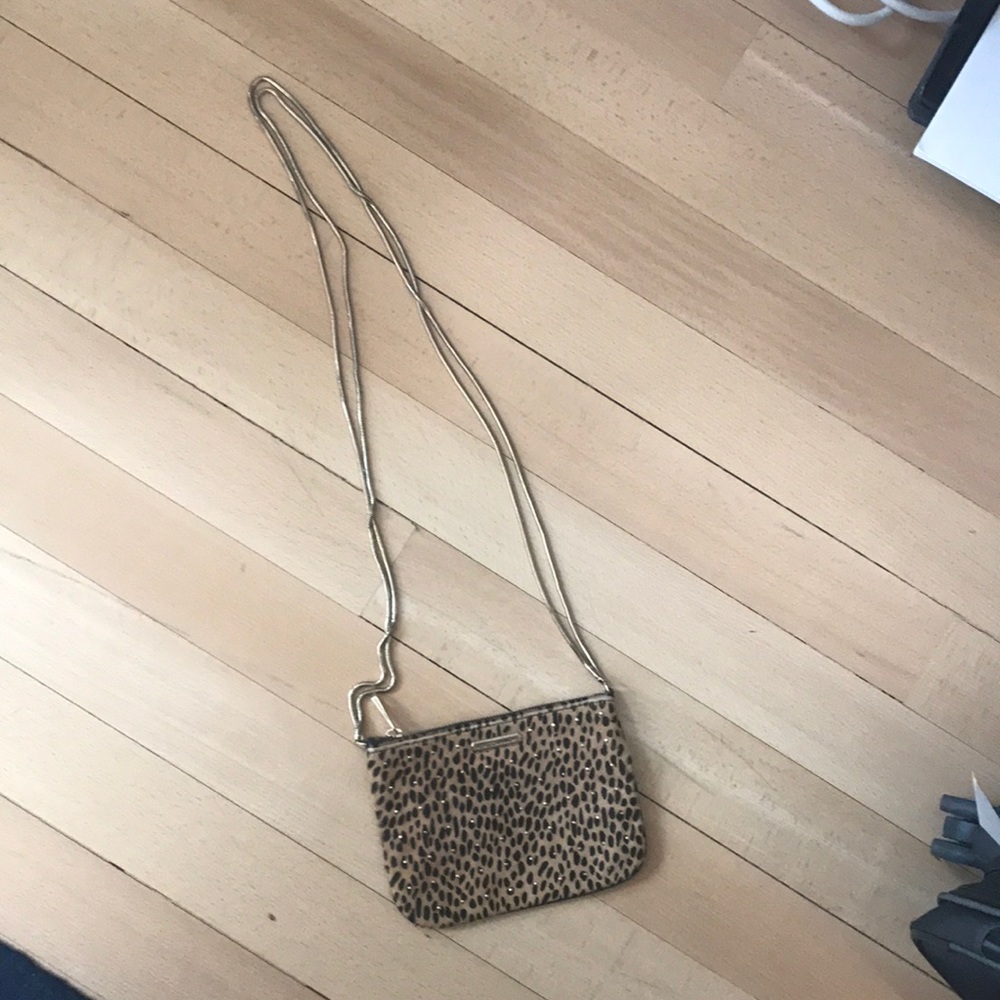 Rebecca Minkoff cross body leopard!!! So cute!